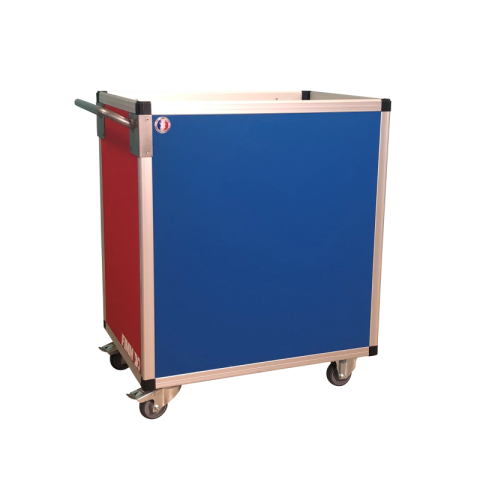 Chariot niveau constant polypropylène, 650 x 450 mm, 25 kg