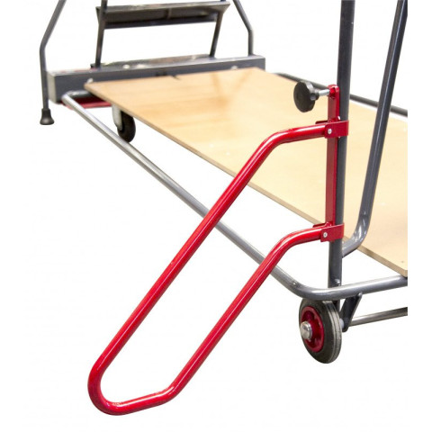 Escabeau rayonnage 5 marches à immobilisation automatique