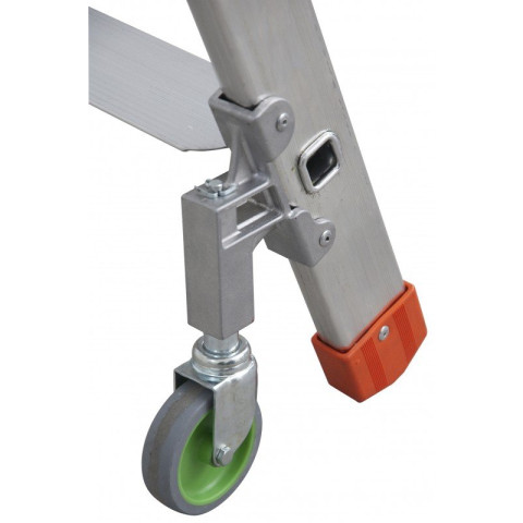 Plateforme de magasinage aluminium repliable, 3 marches, 150 kg