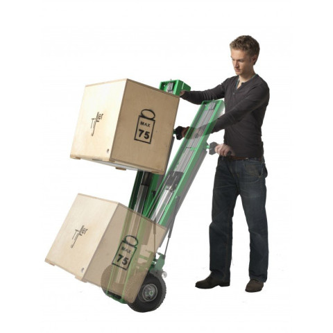 Gerbeur élévateur Tiller® levée électrique tout terrain 75 à 120 kg - Charge utile en kg au choix