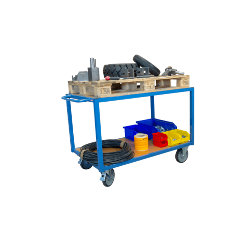 Servante d'atelier 2 plateaux 500 kg - Dimensions au choix