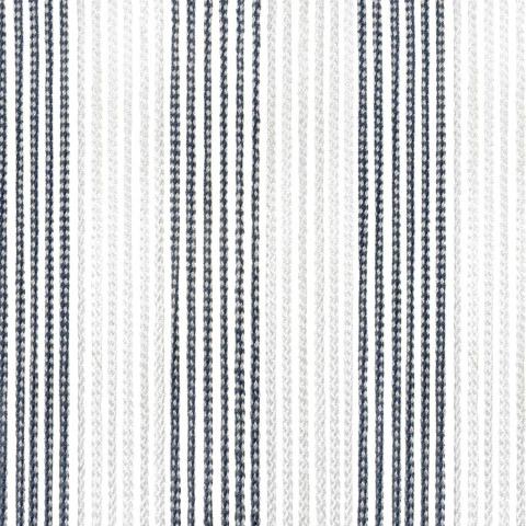 Rideau de porte korda 190x60 cm bleu et blanc