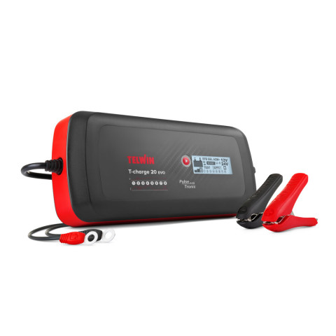 Chargeur de batterie T-Charge 20 EVO - 12V/24V - TELWIN - 807596