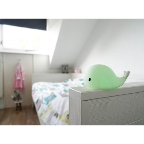 Veilleuse baleine en silicone moby longueur 30cm