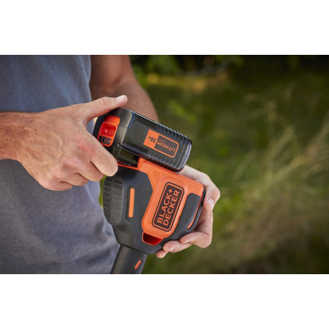 Coupe-bordures sans fil 36 V 33cm - BLACK+DECKER - avec 1 batterie - chargeur - fil - BCSTA536L1-QW