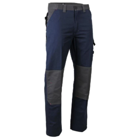 Pantalon LMA LEBEURRE VOLT multipoches bleu marine/gris foncé T60 - 1792-T60