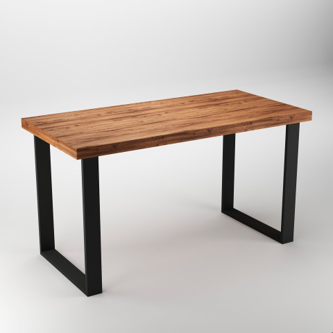 Jeu de pieds rectangulaire Square pour table 600 mm de largeur, 2 unités  - Coloris au choix