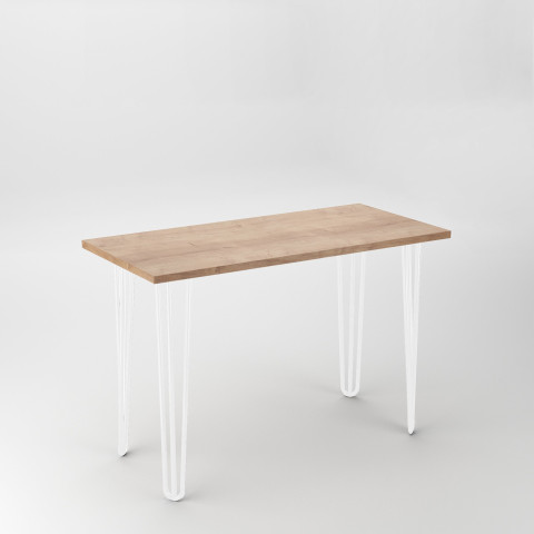 Jeu de pieds Hairpin de 3 barres, 4 unités - Coloris au choix