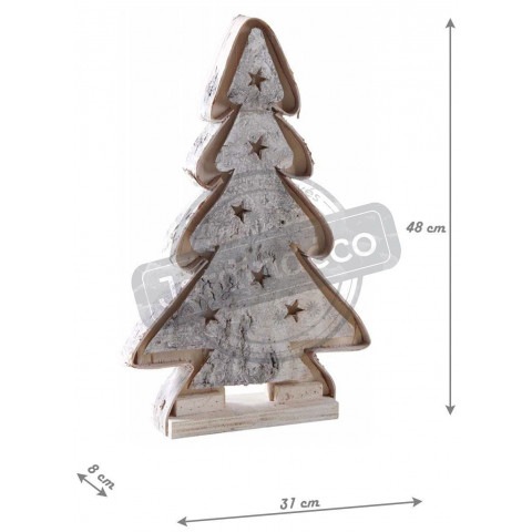 Sapin décoratif en bouleau avec led