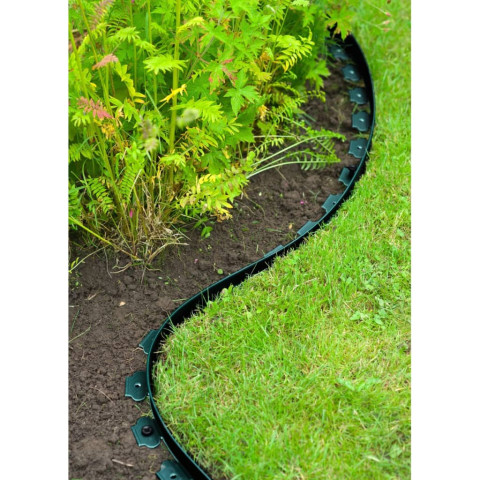 Bordure de jardin 5 cm x 10 m vert