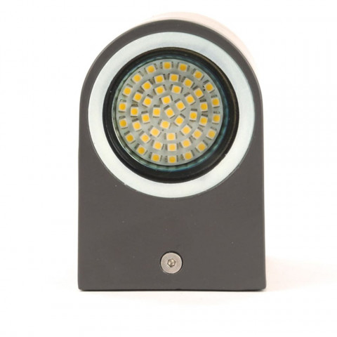 Lampe murale led haut et bas 6 w gris 5000.331