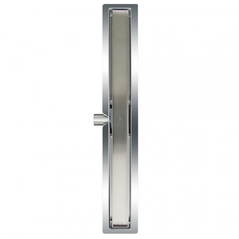 L'aqua drain de douche linéaire en carrelage 70 cm acier inoxydable