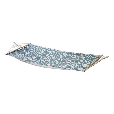 Hamac oxomo 2,3x1,18 m vert et blanc