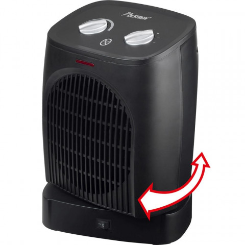 Bestron radiateur soufflant 2 000 w noir grand afh218