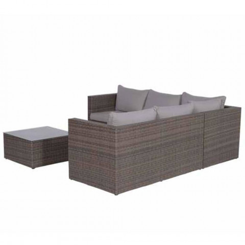 Garden impressions jeu de canapé 13 pcs montana marron 03620gy