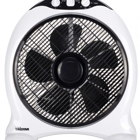 Tristar ventilateur de bureau ve-5997 50 w noir et blanc
