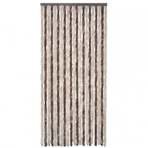 Moustiquaire beige et marron clair 100x220 cm chenille