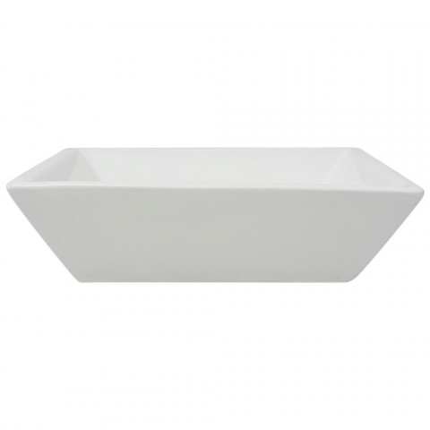 Lavabo carré céramique blanc 41,5 x 41,5 x 12 cm
