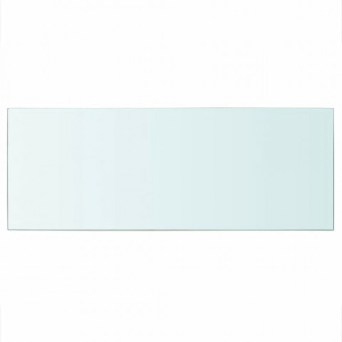 Panneau pour étagère verre transparent 60 x 25 cm helloshop26 2702190/2