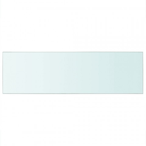 Panneau pour étagère verre transparent 80 x 25 cm helloshop26 2702200/2
