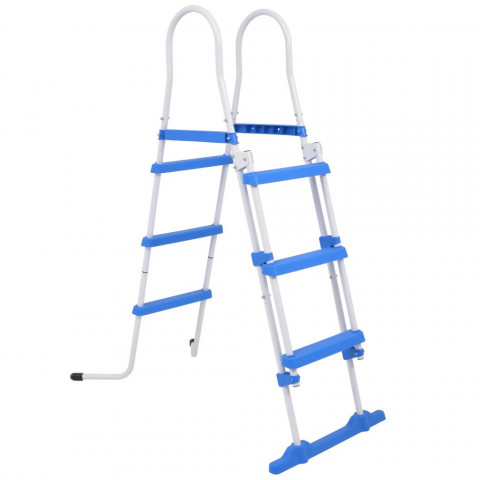Vidaxl Vidaxl Echelle De Securite Pour Piscine Hors Sol Avec 3 Marches 107 Cm Distriartisan