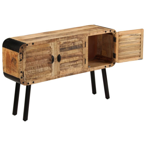 Buffet bois de manguier massif 120 x 30 x 76 cm