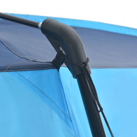 Tente de piscine Tissu 660x580x250 cm Bleu