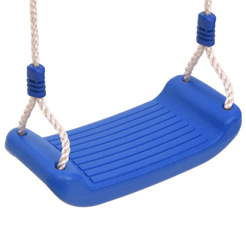 Siège de balançoire avec échelle de corde bleu pe