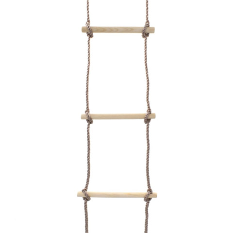 Échelle de corde pour enfants 290 cm bois