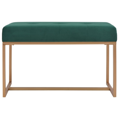 Banc 80 cm velours - Couleur au choix