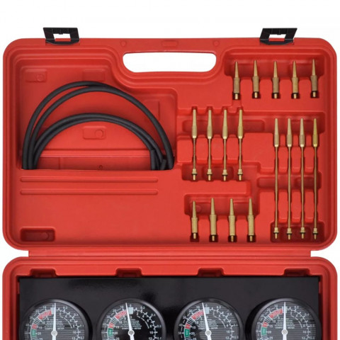 Vidaxl kit d'outils de synchronisation du carburateur