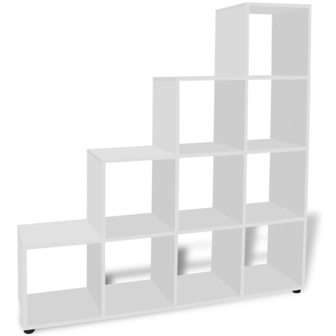 Bibliothèque/étagère 142 cm blanc