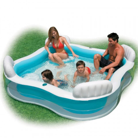 Intex piscine familiale swim center gonflable 56475np