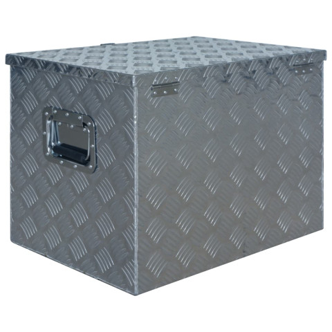 Boîte en aluminium 610x430x455 mm argenté