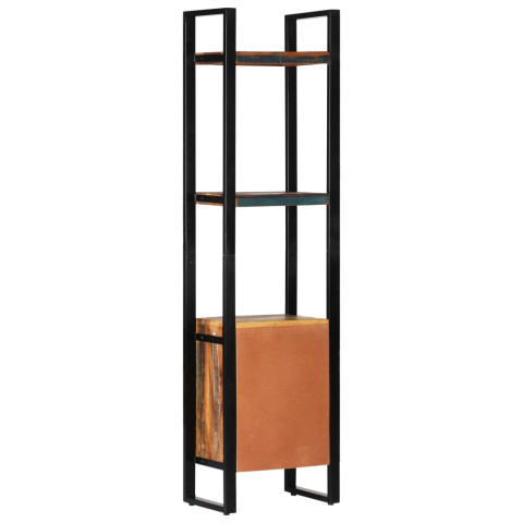 Étagère armoire meuble design bibliothèque 171 cm bois de récupération solide 