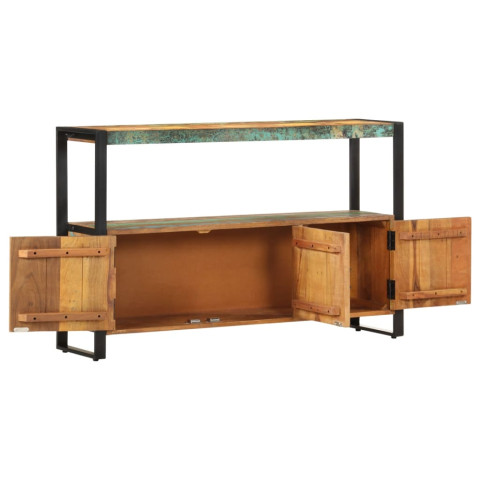 Buffet 120x30x75 cm bois de récupération solide