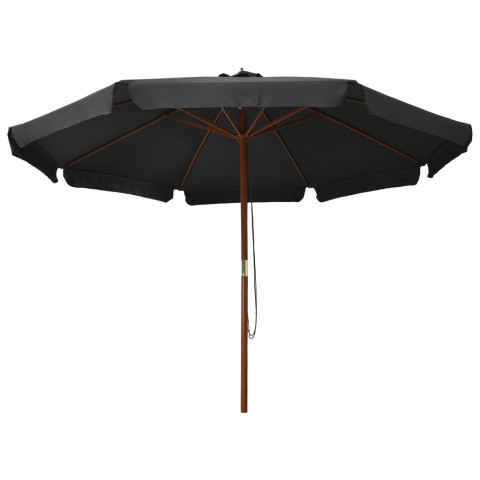 Parasol avec mât en bambou 330 cm - Couleur au choix