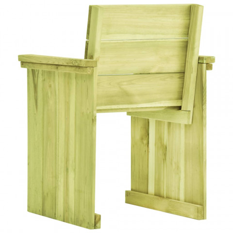 Chaise de jardin bois de pin imprégné