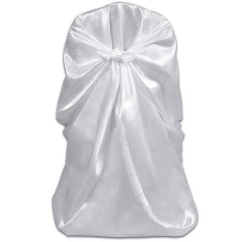 Housses de chaise pour banquet de mariage 12 pcs blanc