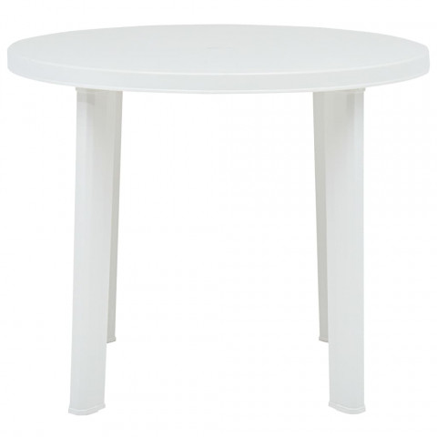 Table de jardin 89 cm plastique - Couleur au choix