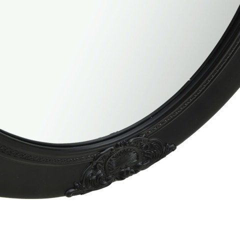 Miroir mural style baroque 50x60 cm noir