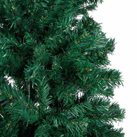 Arbre de Noël artificiel avec branches épaisses Vert 150 cm PVC