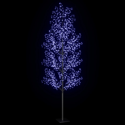 Sapin de Noël 1200 LED bleu Cerisier en fleurs 400 cm