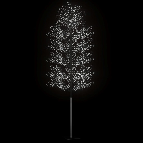Sapin de Noël 2000 LED blanc froid Cerisier en fleurs 500 cm