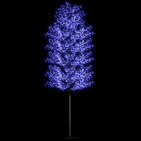 Sapin de Noël 2000 LED bleu Cerisier en fleurs 500 cm