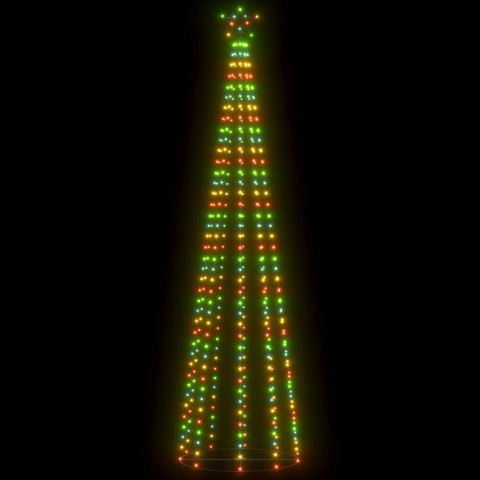 Sapin de Noël cône 400 LED colorées 100x360 cm