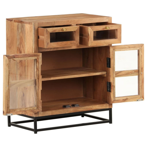 Buffet 60x35x70 cm bois d'acacia massif