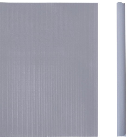 Écrans d'intimité de jardin 4 pcs pvc 35x0,19 m gris clair mat