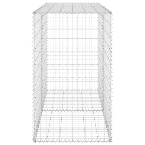 Mur en gabion avec couvercles acier galvanisé 150x60x100 cm