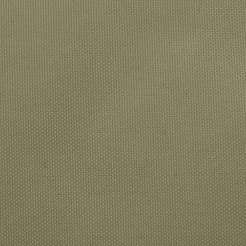 Voile de parasol tissu oxford carré 4x4 m beige